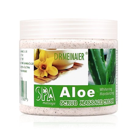 DRMEINAIER Aloe Vera Body Scrub Fugtgivende Eksfolierende Scrub Lotion Dybderensende Cutin Body Scrub Fjerner Død Hud