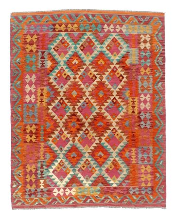 Kilim Afghan Old Style Rug 160X204 Wool, Afghanistan