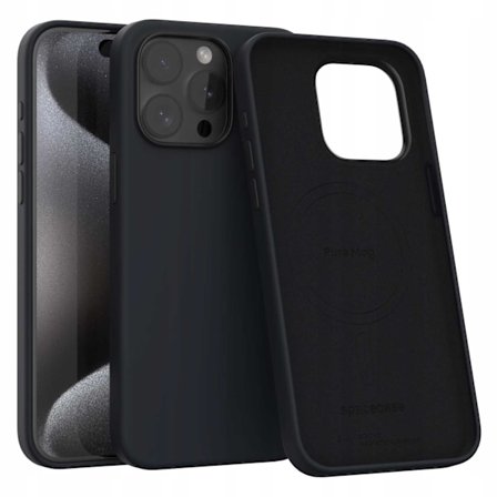 Spacecase Case Cover Till Iphone 15 Pro Max Sc Pure Mag Black