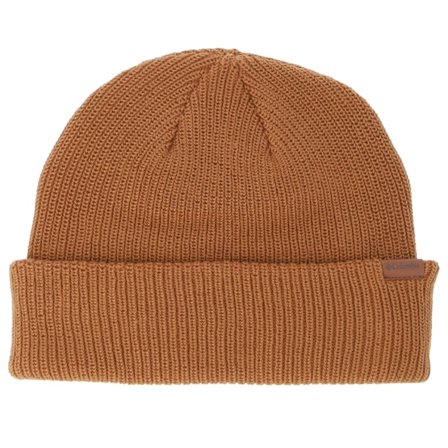 Columbia - Marrón cuff Beanie - Portside Fisherman Beanie Camel Brown Short Beanie @ Hatstore