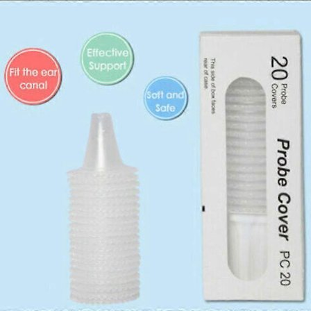 20/80/100/200 st Örontermometer Öronmuffar Sondskydd