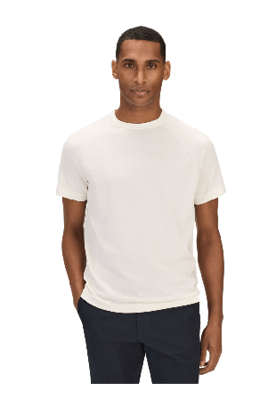 John Henric Cotton Silk Raglan Tee (ragnar) T-shirts Herr Beige XL