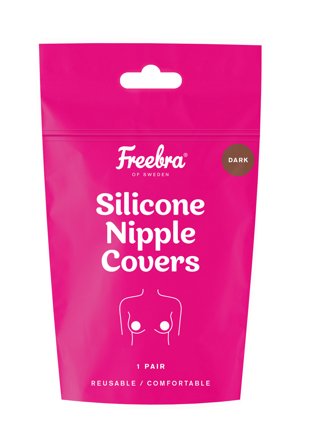 Freebra Silicone Nipple Covers Dark Klær