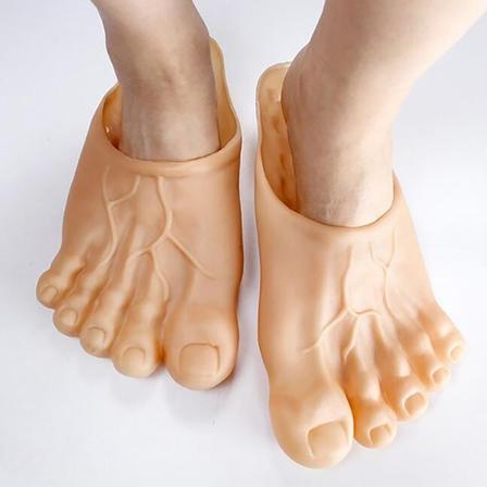 Funny Slipper Mænd Kvinder Unisex Creatire Toe Sko Crazzy Five-F