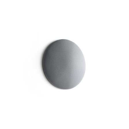 Akustiikkapaneeli seinään POLY, kaareva ympyrä, Ø550x140 mm, vaaleanharmaa