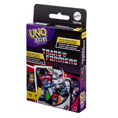 Transformers UNO Flip! Kortspel