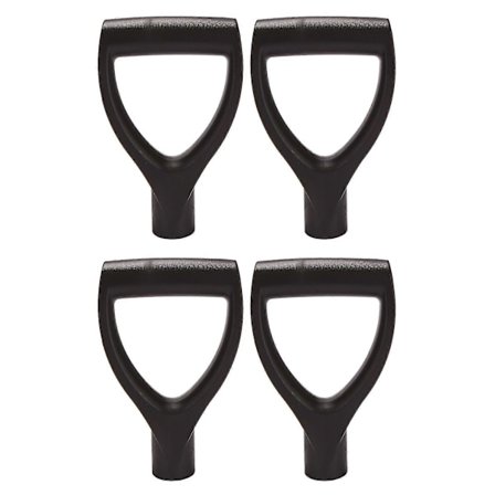 4 stk. D-greb skovl håndtag til graveskovl rygskåner udskiftning rive haveredskab sne