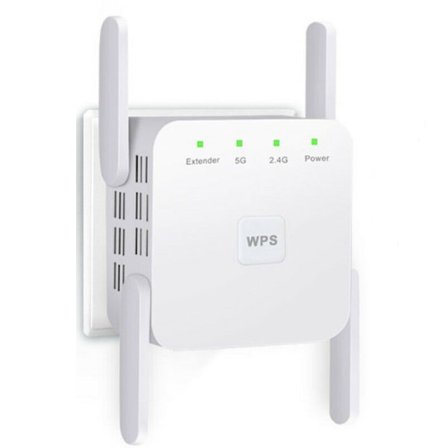 WiFi-forsterker, WiFi-forsterker, WiFi-booster, dekning opptil 6500 kvadratmeter