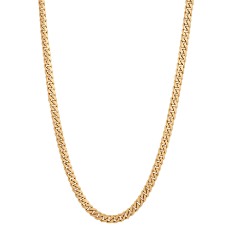 by BILLGREN Henric Steel Necklace Gold Accessoarer Herr Guld 50 cm