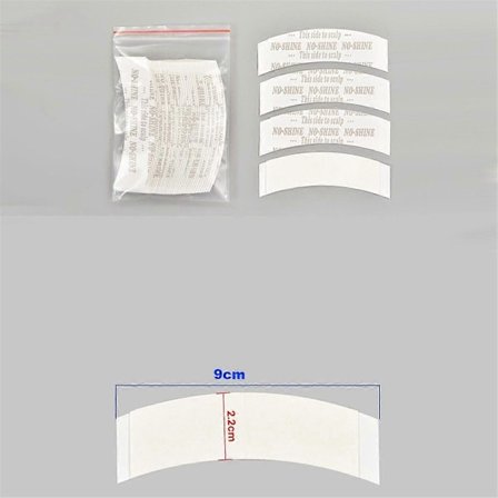 108 stk./parti No-Shine Paryk Tape Dobbelt Klæbende Extension Hår Tape Strips Vandtæt til Toupee/Lace Front Parykker Film