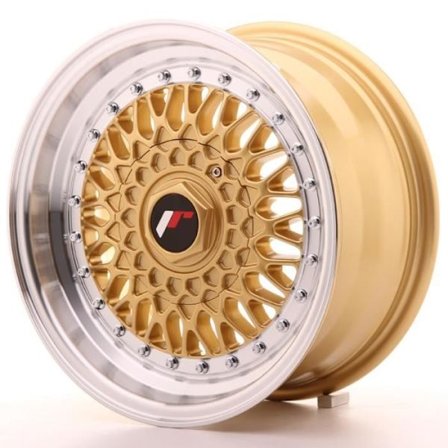 Jante Alu 15" Japan Racing JR9 15x7 ET20 Blank Guld