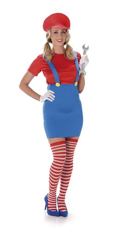 Blikkenslager Dame Rød S