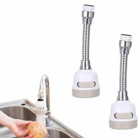 Køkkenhane, 360 graders stænksikker køkkenhane forlængelsessæt Flexib