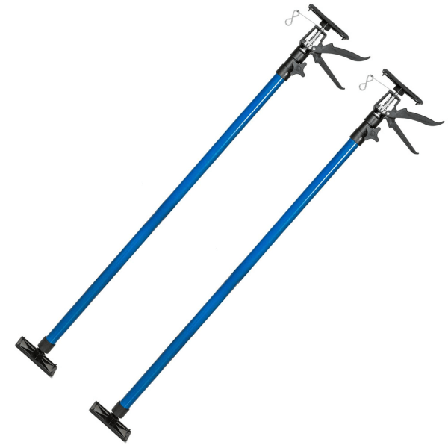 Tectake 2 Takstöd 115 – 290cm Blå