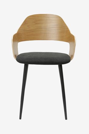 Loft24 - Graham Matsats med 1 bord och 4 stolar - Brun - Matgrupp 4 personer - Från Homeroom