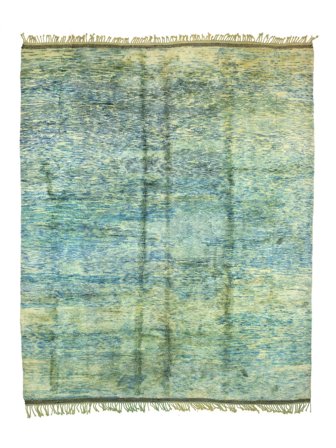 Handgeknüpft Berber Moroccan - Mid Atlas 353X420 Wollteppich Groß