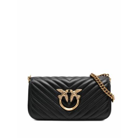 Pinko, Shoulder Bags Zwart, Dames, Maat:ONE Size