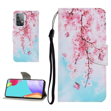 Wonderland Samsung Galaxy A52 5G flip kuoret - Kaunis Kukka