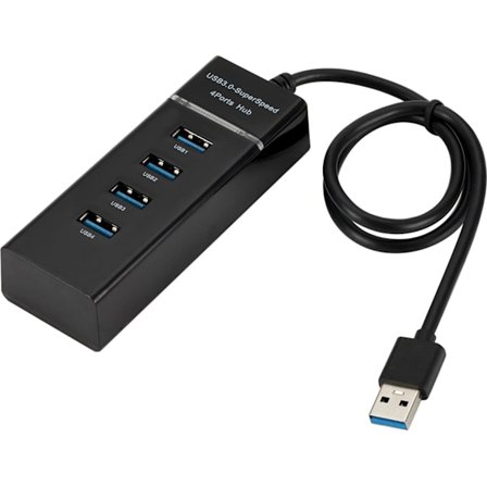 Hög Hastighet 4-Portars USB 3.0 Multi HUB Splitter Förlängning