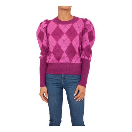 Liu Jo, Round-neck Knitwear Różowy, Kobieta, Rozmiar: S