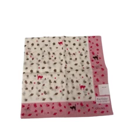Celine Vintage, Pre-owned Fabric scarves Roze, Dames, Maat:ONE Size