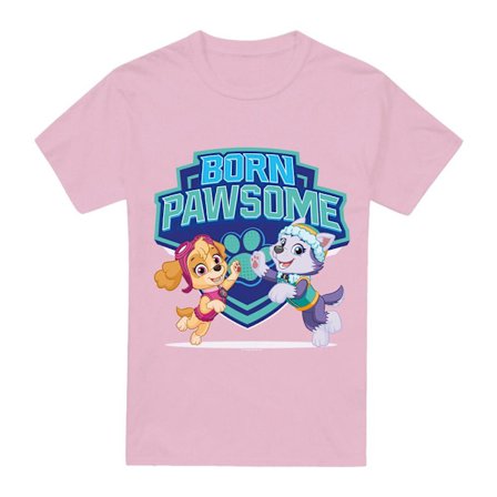 Paw Patrol Unisex Vuxen Born Pawsome Skye & Everest T-Shirt XL