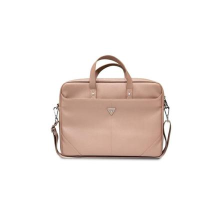 Påsar Guess Saffiano Beige Produkt Av Avvikande Storlek