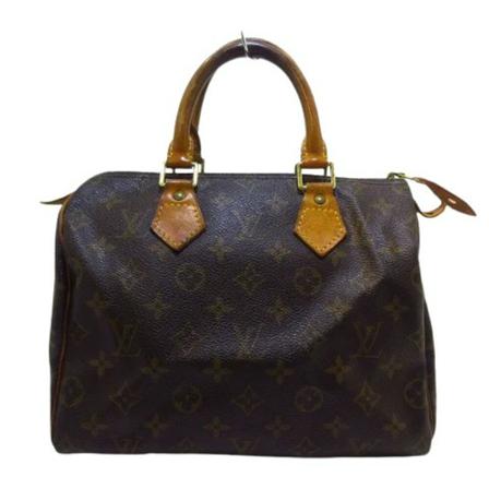 Louis Vuitton Vintage, Pre-owned Speedy 25 Monogram Handbag Bruin, Dames, Maat:ONE Size