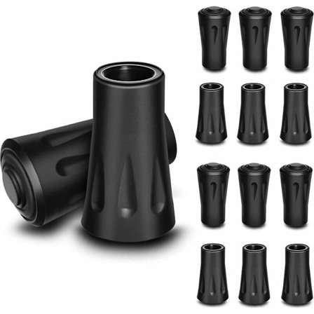 Nordic Walking Hætter - 12 Stk. - Vandrestavshætter - Vandrestokkehætter - Nordic Walking Stavspidser