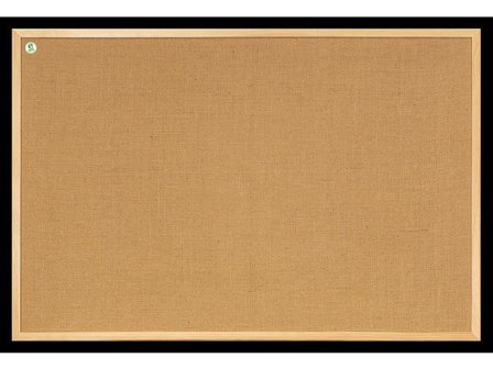 2X3 The Boards' Company Anslagstavla väv m/träram 120x60cm - Lyreco - Kontorsmöbler och inredning - Tavlor ställ och ramar - Anslagstavlor