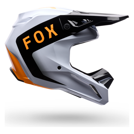 Kask Cross FOX V1 Noble Młodzieżowy Czarny/Złamany Biały L