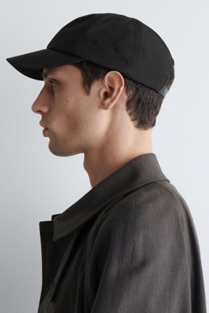 COS Homme Casquette in Noir