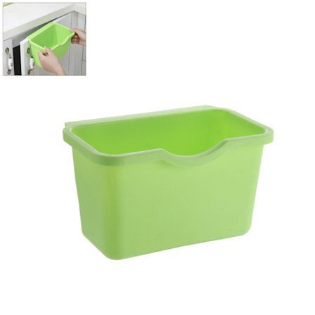 Hængende skraldespand til køkkenskabslåge, plastikaffaldsspand