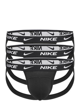 NIKE Underwear Jock Strap 3Pk - Black - L