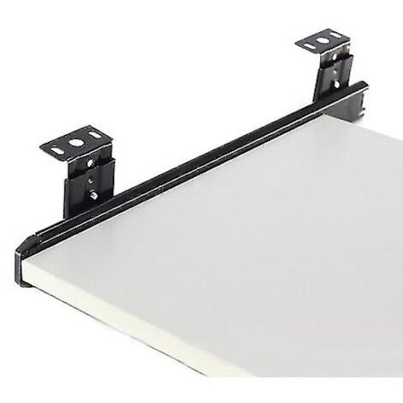 Skinner for skuff eller tastaturhylle med kulelager og høydejustering