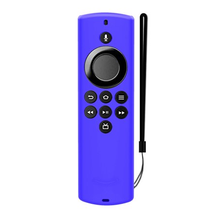Støvtæt blød silikone etui til fjernbetjening beskyttelsescover til Fire TV Stick Lite 2020 Alexa Voice Remote Cover
