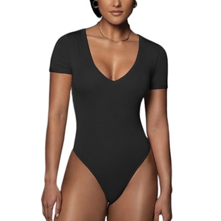 Bodysuit Jumpsuit BLACK S
