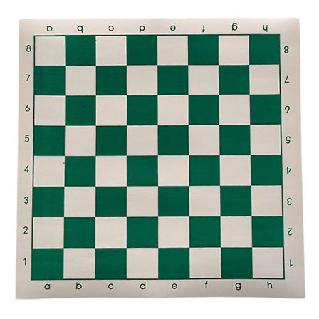 Pedagogiskt schackbräde i plast 34,5x34,5cm Grön