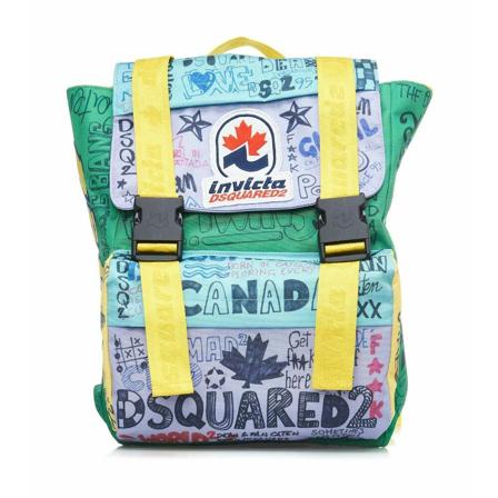Dsquared2 Rugzaks , Groen , Heren , Maat: ONE Size Rugzakken