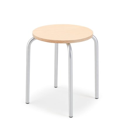 Taburet AIDA I, højde: 440 mm, birk