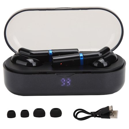 Bluetooth-hörlurar TWS Trådlösa Stereo-hörlurar med laddningsfodral Passar för Iphone/Huawei