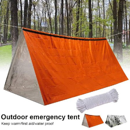 Utomhus bärbar PE Emergency Survival Tent Sovsäck