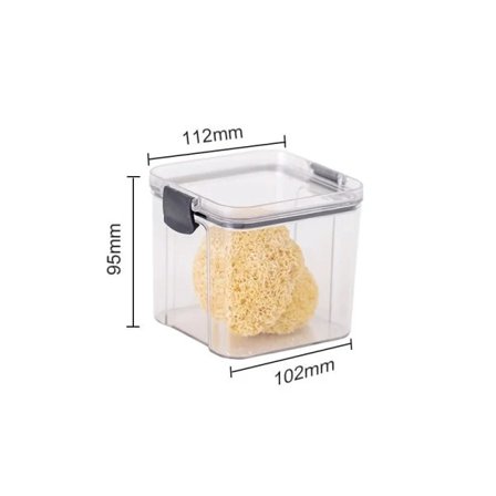 Förvaringsburkar för kök, förvaringslådor, förseglade behållare, 700 ml