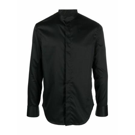 Emporio Armani, Formal Shirts Zwart, Heren, Maat:M