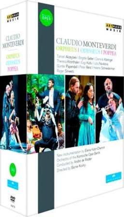 Claudio Monteverdi - Orpheus, Odysseus, Poppea (5 Dvd)