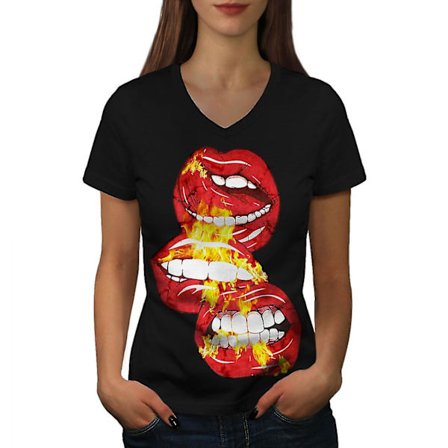 Läppar Cool Kiss Women T-shirt
