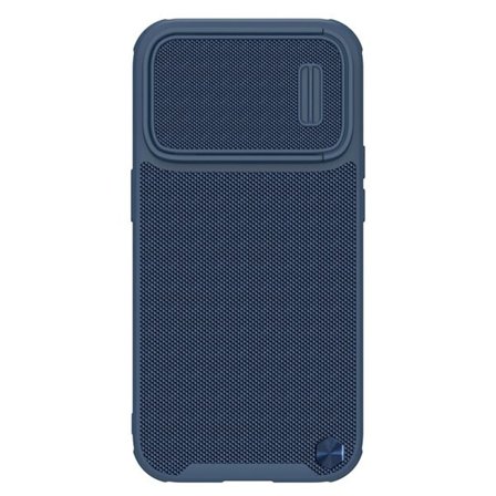 Nillkin Textured S Case for iPhone 14 Pro, panssaroitu suojus, jossa on kamerasuoja, sininen