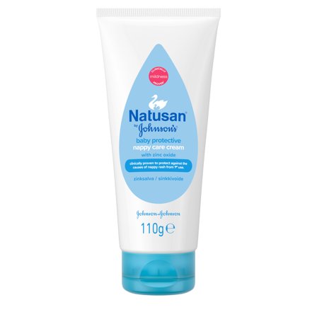 Natusan by Johnson's Nappy Care Cream with Zinc, 110 g
