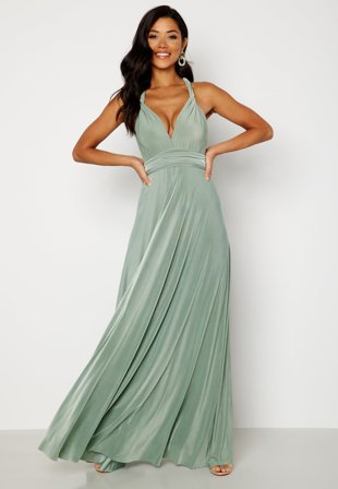 Goddiva-Multi Tie Maxi Dress-L (UK14)
