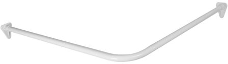 Arrow Safir Suihkuverhotanko kulma, valkoinen, 900 mm, Kylpyhuone